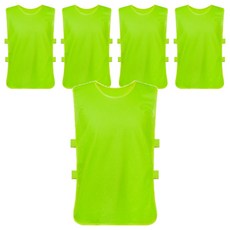 網眼安全螢光團隊背心 螢光綠, 5套