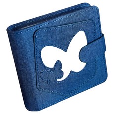 Moneyfull 蝴蝶錢包式迷你拍立得相簿, 深藍色, 20張