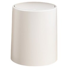 Ilsangsokbanzzak 雙層圓形垃圾桶, 白色