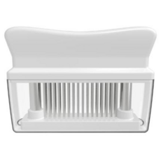 SUnORO 不鏽鋼鬆肉針/省力快速斷筋器/燒烤煎炸料理針, 1個, 白色