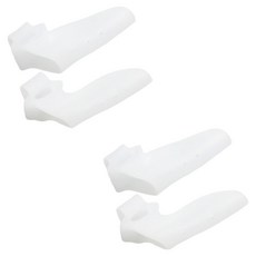 포근상점 실리콘 엄지발가락 보호 벌리기 발가락 끼우개 화이트, 4개