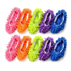 AHOYE 除塵拖鞋 不用彎腰省力 居家清潔好幫手, 10個, 混和顏色