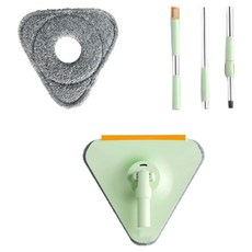 SOME'S MINE 旋轉式擦窗器套組, 1個, 綠色