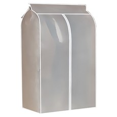 ANTIAN 家用立體透明掛衣袋/衣服防塵罩/衣櫃收納袋, 1入, 1個