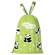 Taminayo 堅固塑膠袋 綠色熊貓, 50個, 15L