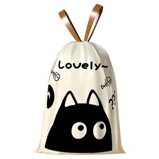 Taminayo 堅固塑膠袋 可愛貓咪, 50個, 15L