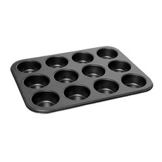 AHOYE 12格不沾馬芬蛋糕烤模/烤盤, 1個