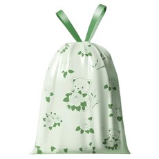 Taminayo 堅固塑膠袋 花朵熊, 50個, 15L