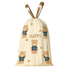 Taminayo 堅固塑膠袋 快樂熊, 50個, 15L