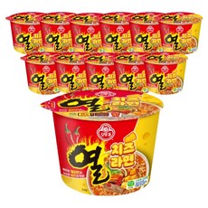 오뚜기 열치즈라면 용기 100g, 12개