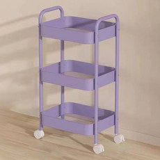 Librika 室內裝飾重點手推車, 紫色, 3層