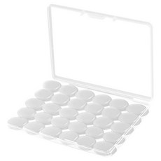 Pogeun Store 舒適無痛矽膠隔音防水睡眠耳塞 游泳耳塞 半透明, 30入, 1個