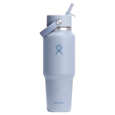 하이드로플라스크 와이드 플렉스 스트로 트래블보틀, 서프 블루, 1개, 946ml