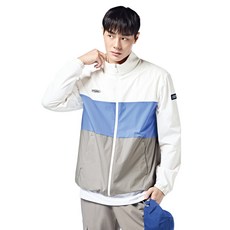 peggynco 男性機能性運動日常拼色防風外套 WB-171
