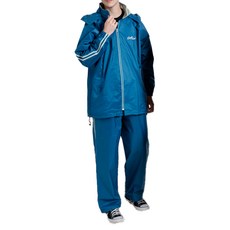 Crocodile 鱷魚 亮彩夾克雨衣上下套組, 藍色
