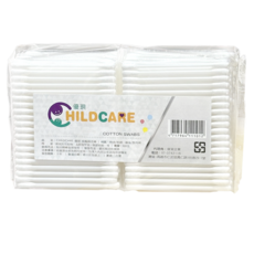 CHILDCARE 優珼 粗軸棉花棒, 1包, 600支