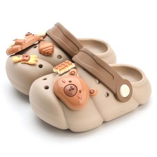兒童小熊麵包EVA涼鞋