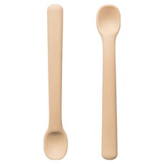 헤겐 유아용 실리콘 스푼, 2개, 단일속성