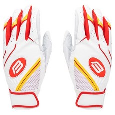 BBK and Yellow 打擊手套 雙手穿戴 套組 BG395, 1套