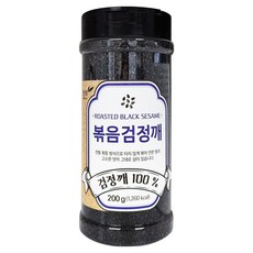 청화농산 볶음검정깨 100%, 200g, 1개