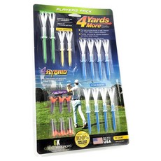 4 Yards More Greenkeepers 高性能選手包高爾夫球釘組, 1套, 綠色, 藍色, 黃色, 紫色
