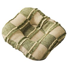 모던앳 패브릭 티코스터 쿠션 컵받침, A 베이지 그린, 1개