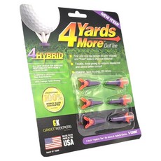 4 Yards More Hybrid高爾夫短球座 6入組, 1組, 紫色