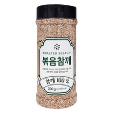 청화농산 100% 볶음참깨, 1개, 200g 1개, 200g
