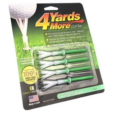 4 Yards More Greenkeepers 高性能極致長版高爾夫球釘組, 綠色, 1套