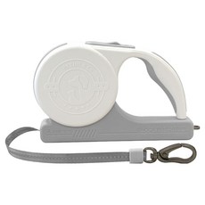 펫줄앤코 반려견 자동 리드줄, 1개, 그레이