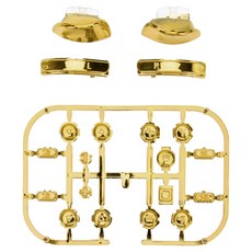 HOHOO 任天堂 Switch Joy-Con 搖桿帽 按鈕 自行維修工具套組, 1套, 金色, 單一商品