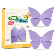 COCODOR 珂珂朵爾 固體車用擴香, 香草檀香(蝴蝶), 1套