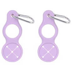 블리츠 휴대용 아웃도어 카라비너 수건 생수 물병 고리, 바이올렛, 2개