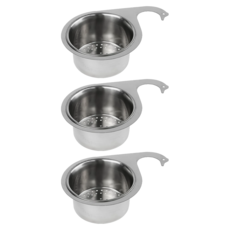 小麥購物 不鏽鋼天鵝瀝水籃 149g, G756, 3個