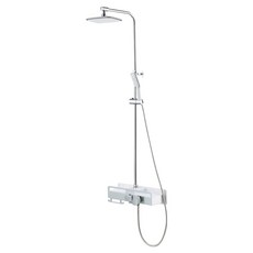 두진 심플 선반형 해바라기 레인샤워 수전 화이트실버 DS5200 방문설치, 1개