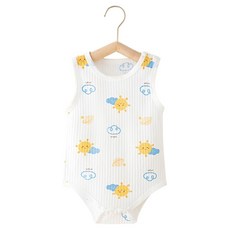 Bebeniz 嬰幼兒透氣夏季款純棉無袖連身衣