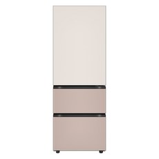 LG전자 오브제컬렉션 324L 3도어 스탠드형 김치냉장고 디오스 김치톡톡 Fit & Max 방문설치, 토프 + 아몬드, Z334GGA122S