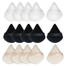 OON 물방울 보송 파우더 퍼프 화이트 5p + 블랙 5p + 스킨 5p 세트, 1세트, 화이트, 블랙, 스킨