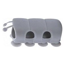 E.dot 可愛毛毛蟲吸盤式蓮蓬頭架, 灰色