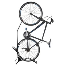 vonjean 室內自行車L型支架 垂直水平停放架, 黑色, 1個