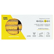 Happy Earth 菜瓜布, 1個, 15入