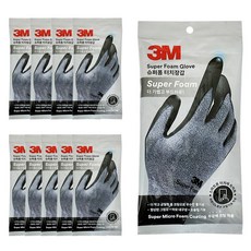 3M 超泡棉觸控塗層手套 雙手穿戴, 單色, 10個