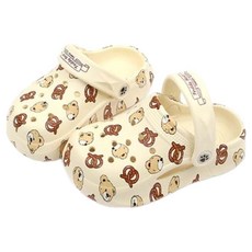 루루슈 아동용 테디 프레즐 EVA 샌들 BY120