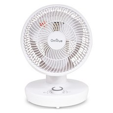 ONHYU 3葉 左右旋轉 3段風速 機械式 上下調節 桌上型 空氣循環扇 OHF-C08DY