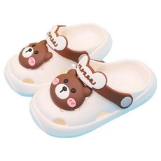 Lulushu 兒童巧克力豆EVA涼鞋 BY128