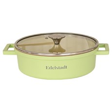 에델슈타트 에델 인덕션 IH 세라믹 전골냄비, 1개, 라임, 24cm