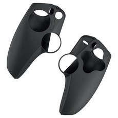 HOHOO PS5 Portal 控制器 黑色矽膠握把保護殼套組, 1套, 黑色, 單一商品