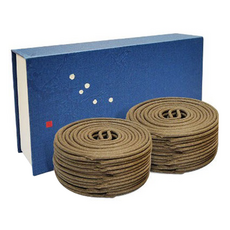 命運好好玩 翻轉貧運黑財神環香 8106232 48片, 環香, 藍色/咖啡色