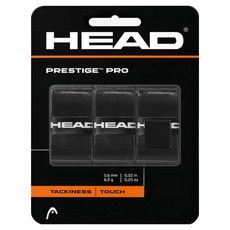 HEAD 海德 Prestige Pro 網球握把帶 3入, 黑色, 1個