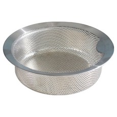 hillo 이지 고급형 304스텐 원형 싱크대 배수구망, 1개, 실버